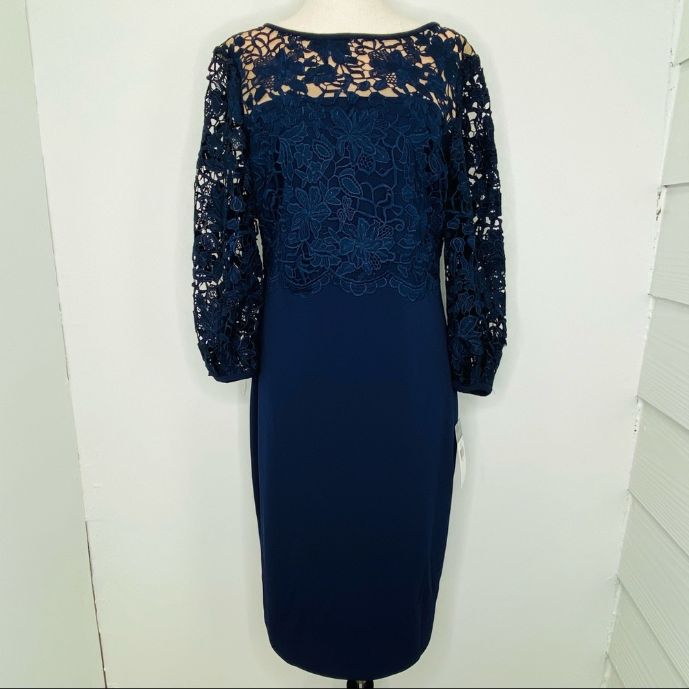 Lauren Ralph Lauren Navy Lace Dress